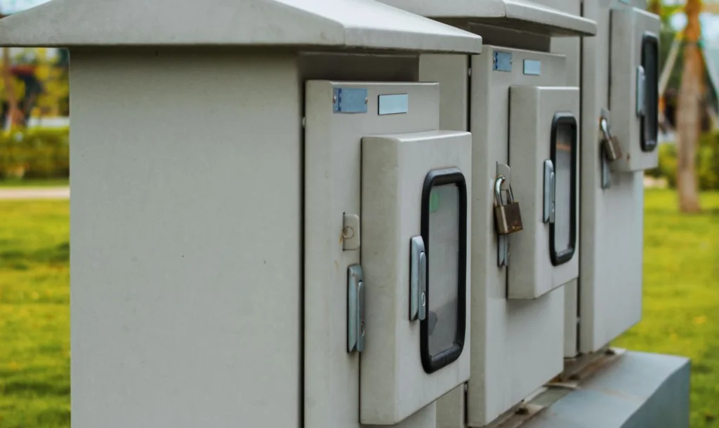 Cajas eléctricas instaladas en exterior con distintos grados de protección IP