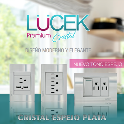 Portada del catálogo LUCEK ESPEJO PLATA
