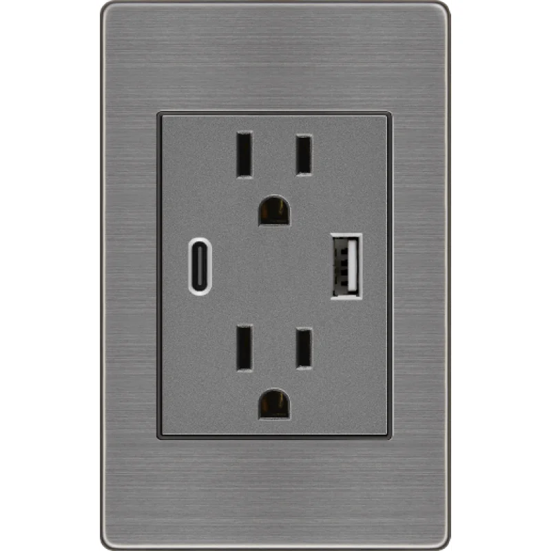 Receptáculo Doble Con USB